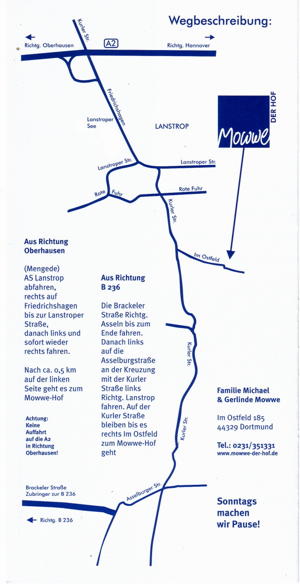 Anfahrtskizze