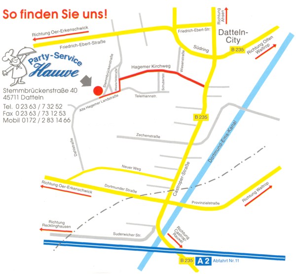 Anfahrtskizze