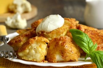 Blumenkohl-Käse-Medaillons