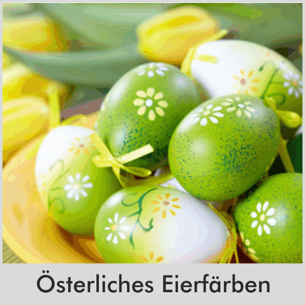 Österliches Eierfärben