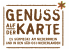 Genuss auf der Karte