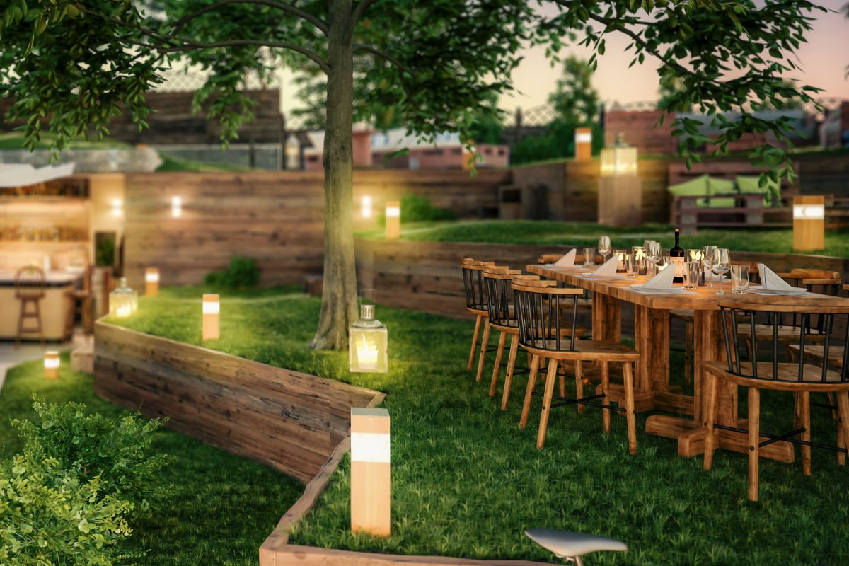 Feiern auf einem Bauernhof