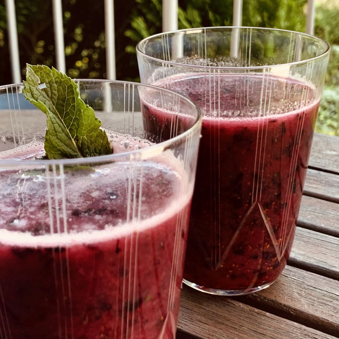 Heidelbeeren Limonade