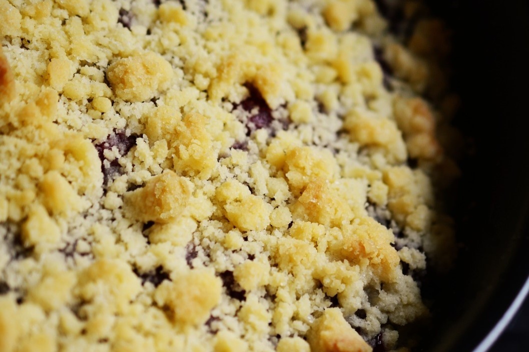 Stachelbeer-Crumble